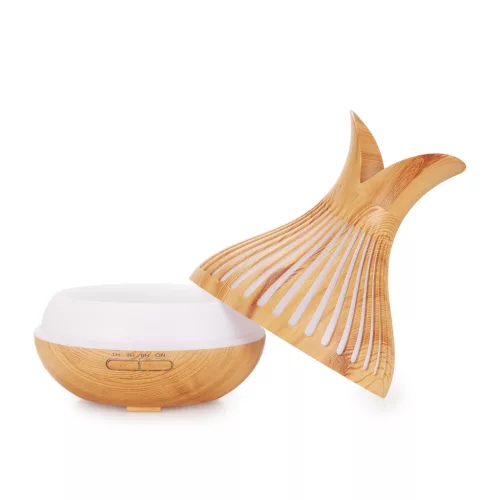 Ultrahangos aroma párologtató - szines sötét / világos barna - 088A