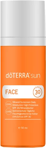dōTERRA Sun mindennapos ásványi fényvédő és hidratálókrém arcra